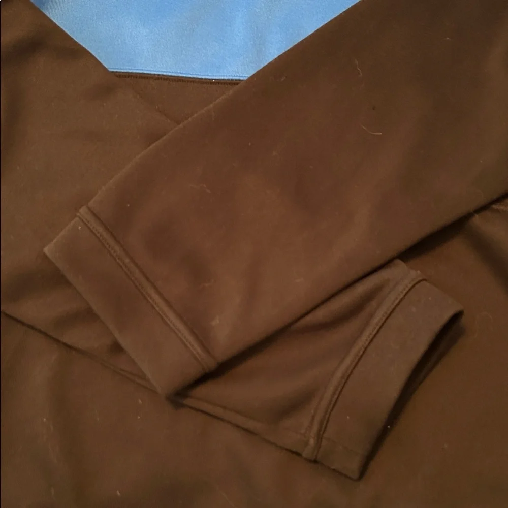Nike Black and Blue Pullover Hoodie